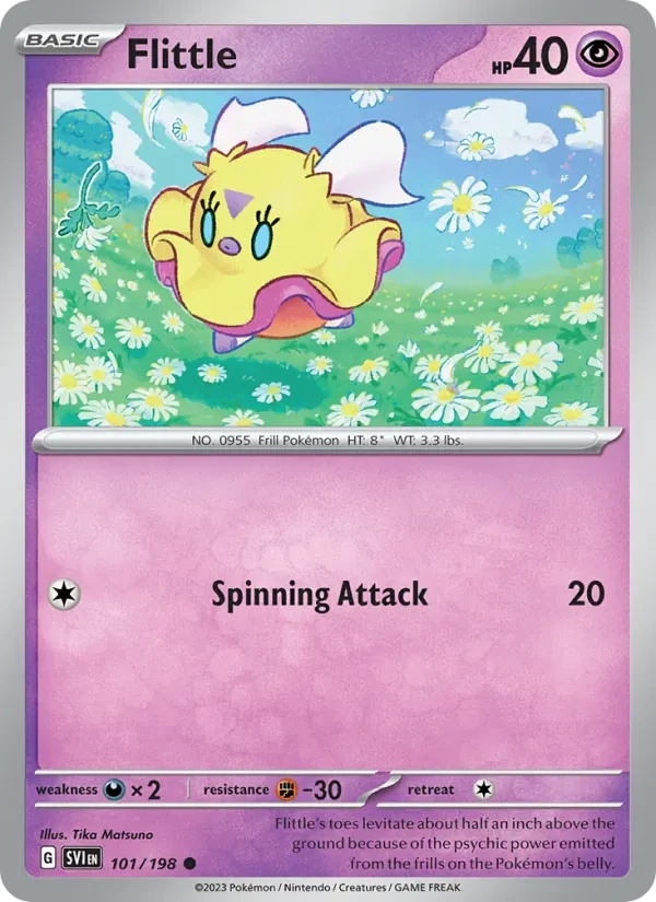 Flittle 101/198 Scarlet & Violet Pokémon card