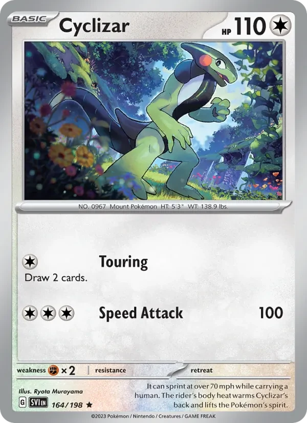 Cyclizar 164/198 Scarlet & Violet Pokémon card