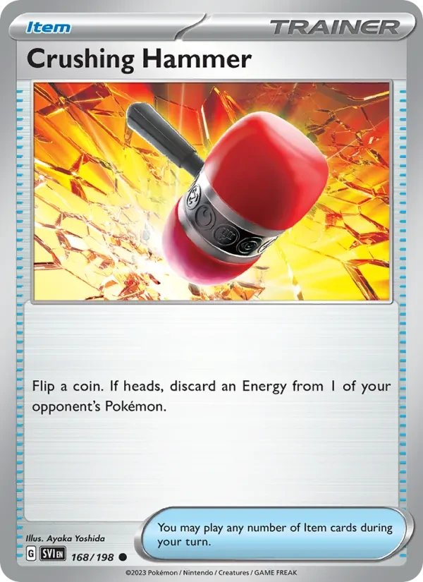 Crushing Hammer 168/198 Scarlet & Violet Pokémon card