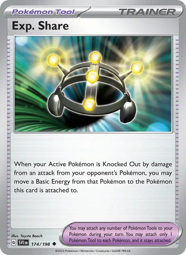 Exp. Share 174/198 Scarlet & Violet Pokémon card