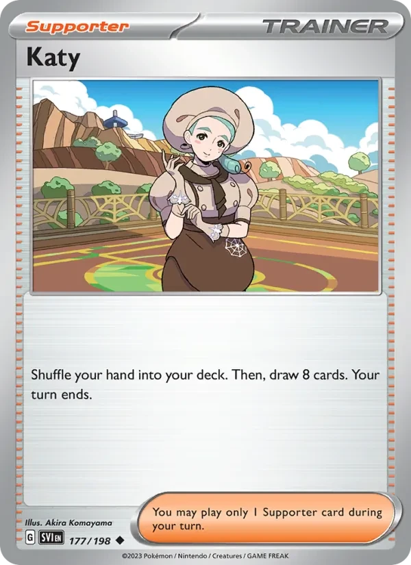 Katy 177/198 Scarlet & Violet Pokémon card