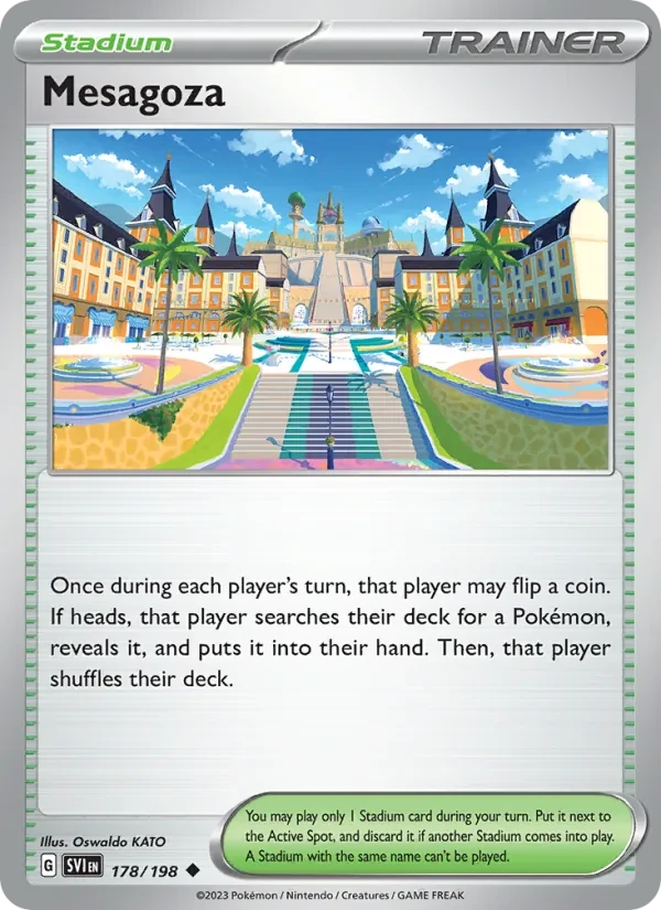 Mesagoza 178/198 Scarlet & Violet Pokémon card