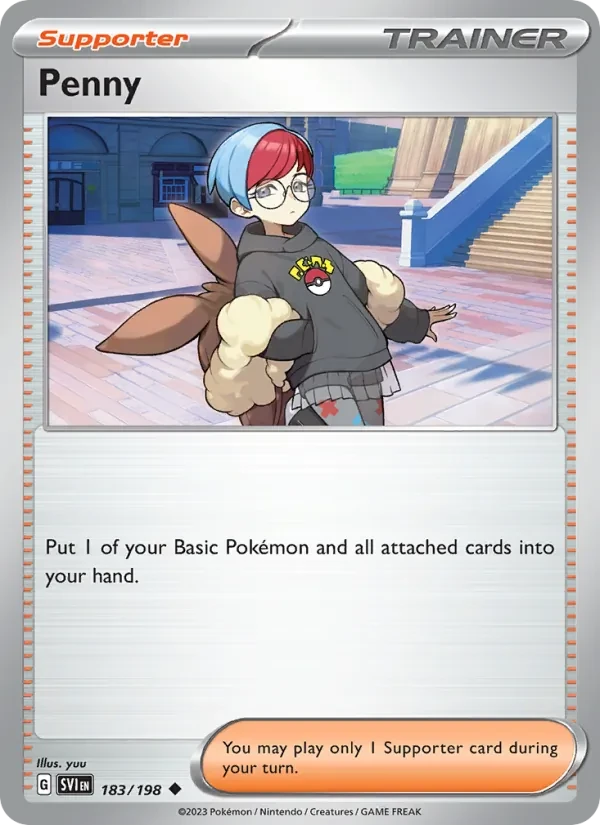 Penny 183/198 Scarlet & Violet Pokémon card