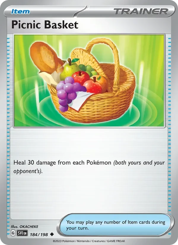 Picnic Basket 184/198 Scarlet & Violet Pokémon card