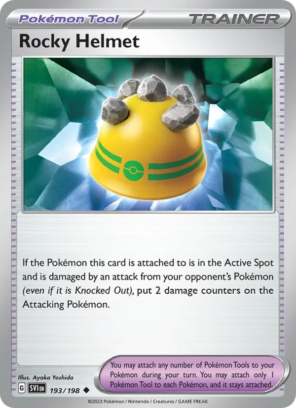 Rocky Helmet 193/198 Scarlet & Violet Pokémon Karte