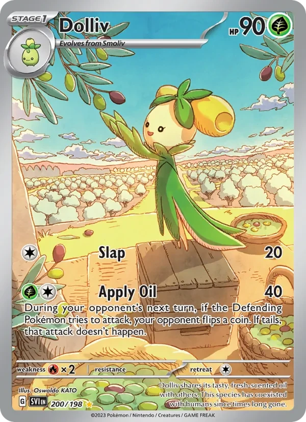 Dolliv 200/198 Scarlet & Violet Pokémon card