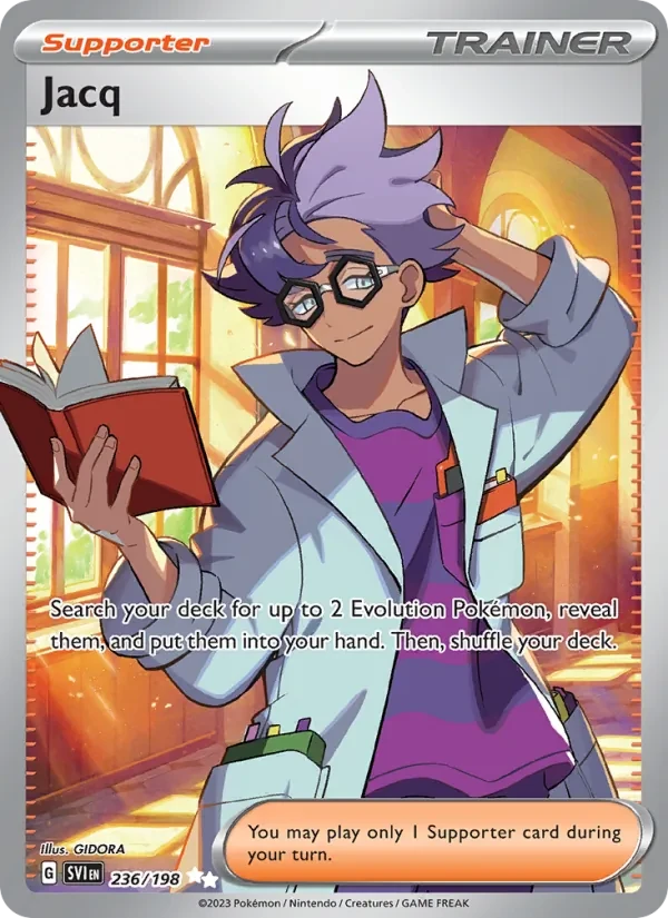 Jacq 236/198 Scarlet & Violet Pokémon card
