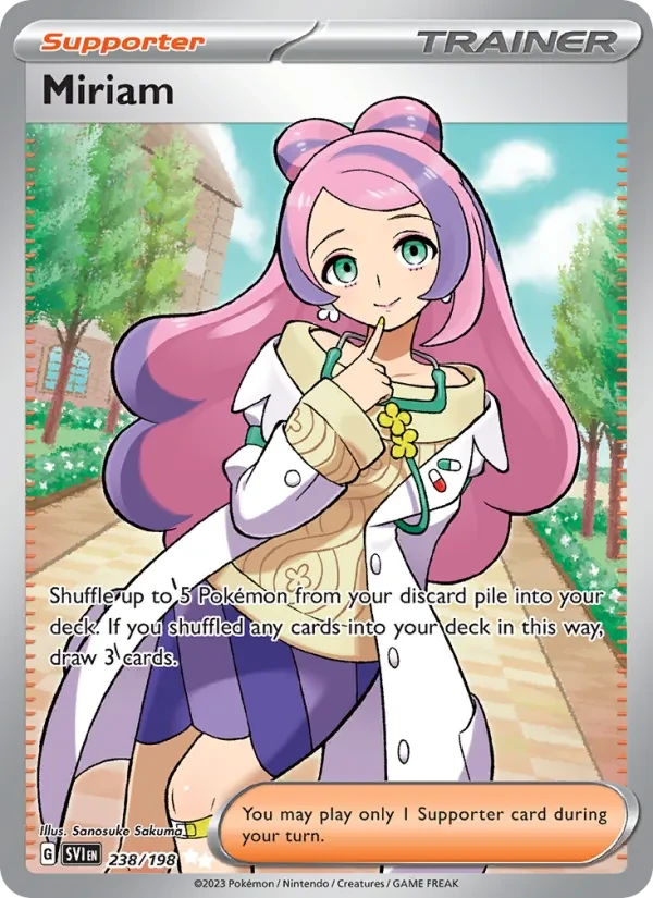 Miriam 238/198 Scarlet & Violet Pokémon card