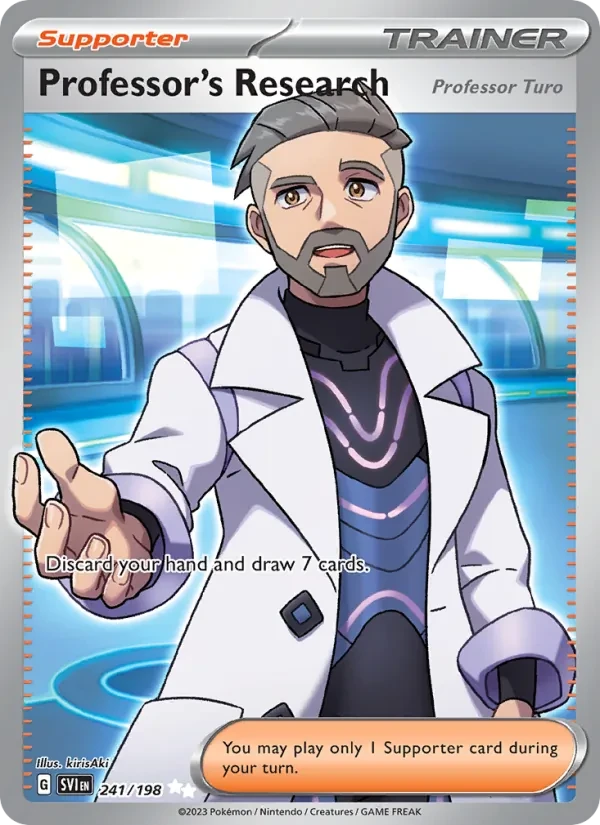 Professor's Research 241/198 Scarlet & Violet Pokémon card