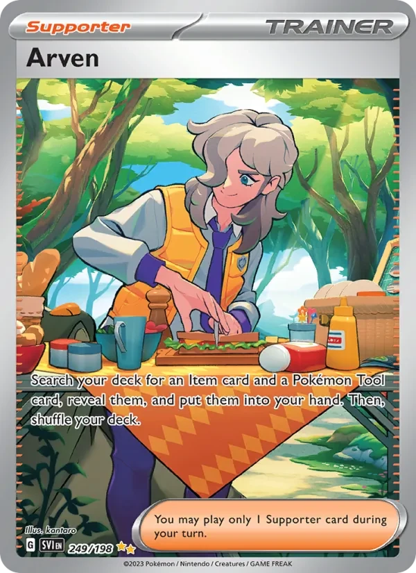 Arven 249/198 Scarlet & Violet Pokémon Karte