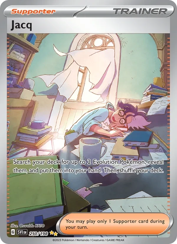 Jacq 250/198 Scarlet & Violet Pokémon card