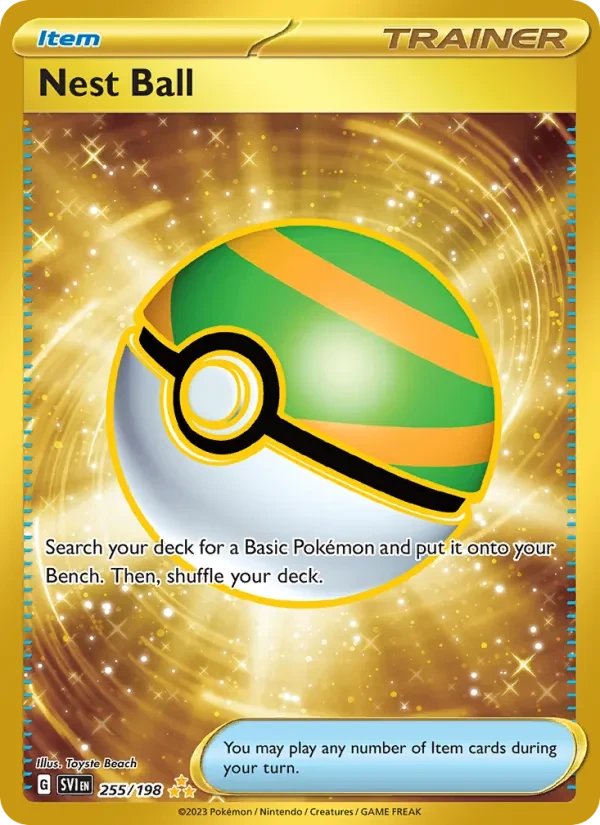 Nest Ball 255/198 Scarlet & Violet Pokémon Karte