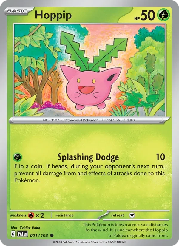 Hoppip 001/193 Paldea Evolved Pokémon card
