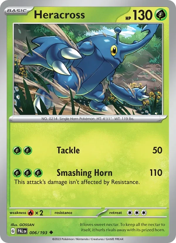 Heracross 006/193 Paldea Evolved Pokémon Karte