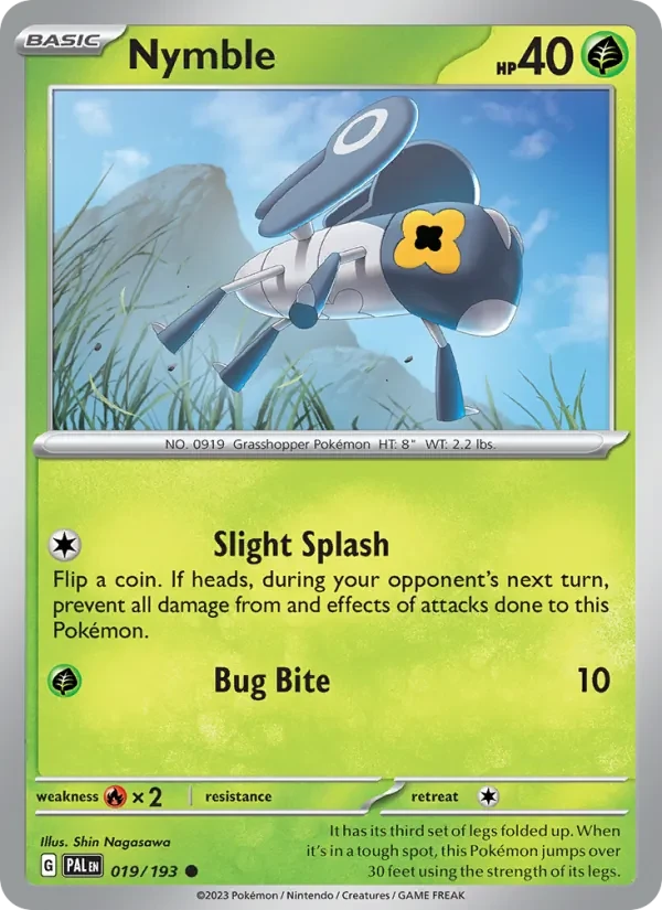 Nymble 019/193 Paldea Evolved Pokémon card