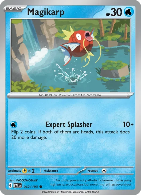 Carta Pokémon Magikarp 042/193 Paldea Evolved
