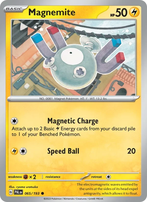 Magnemite 065/193 Paldea Evolved Pokémon card