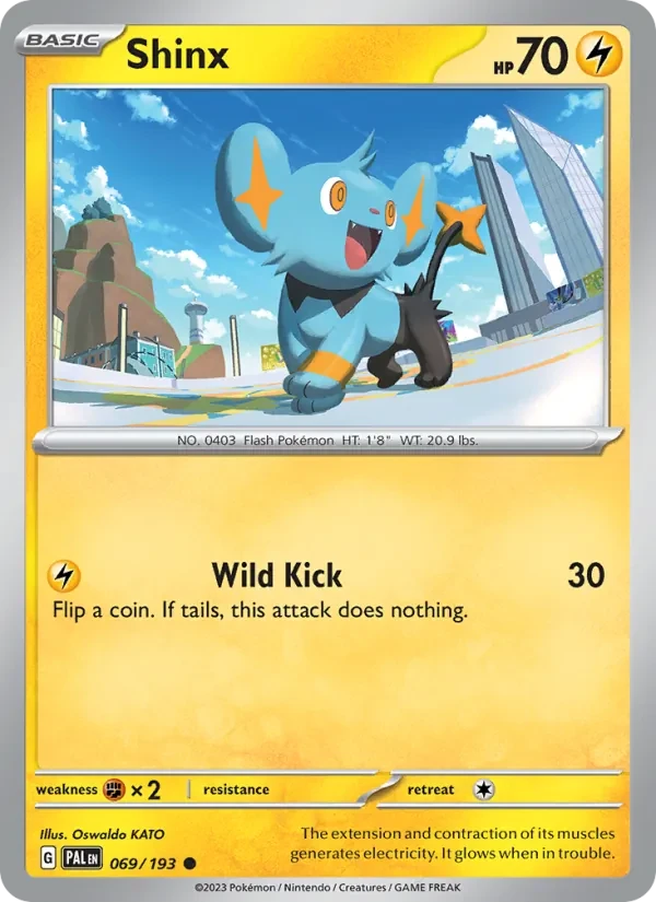 Shinx 069/193 Paldea Evolved Pokémon card