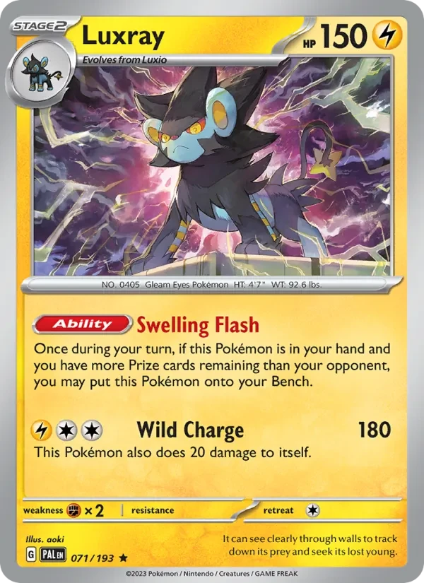 Luxray 071/193 Paldea Evolved Pokémon Karte