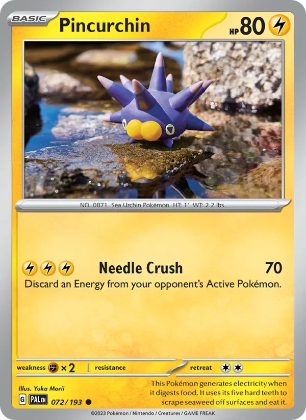 Pincurchin 072/193 Paldea Evolved Pokémon Karte