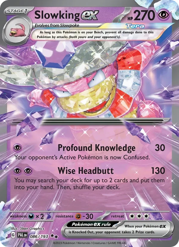 Slowking ex 086/193 Paldea Evolved Pokémon card