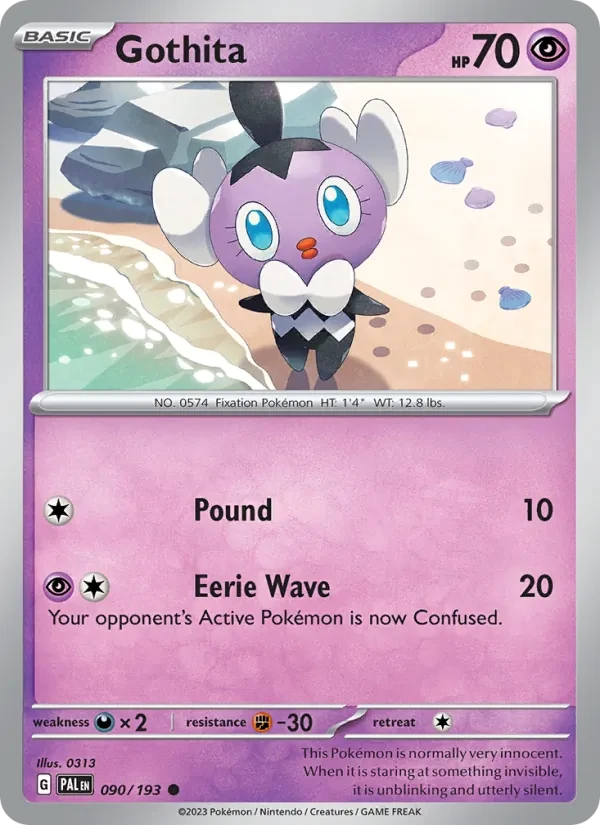 Carta Pokémon Gothita 090/193 Paldea Evolved