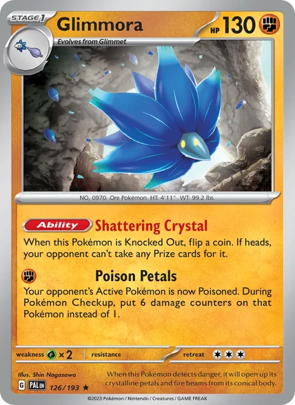 Glimmora 126/193 Paldea Evolved Pokémon Karte