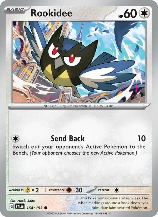 Rookidee 164/193 Paldea Evolved Pokémon card