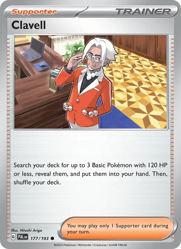 Clavell 177/193 Paldea Evolved Pokémon card