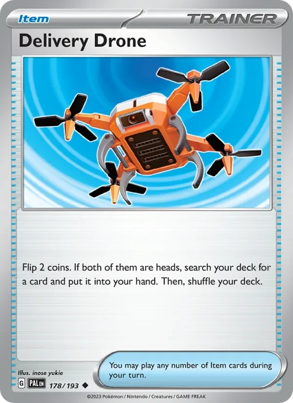 Delivery Drone 178/193 Paldea Evolved Pokémon Karte