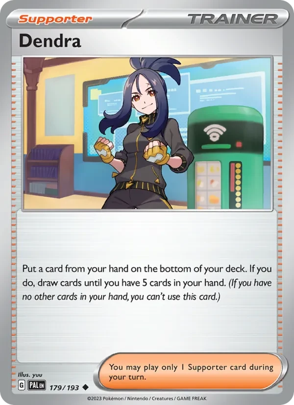 Carta Pokémon Dendra 179/193 Paldea Evolved