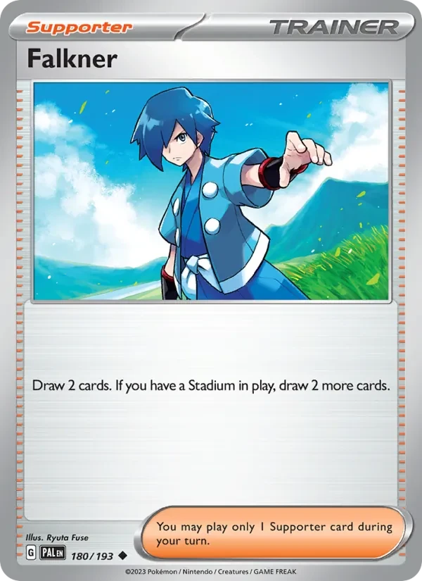 Falkner 180/193 Paldea Evolved Pokémon card