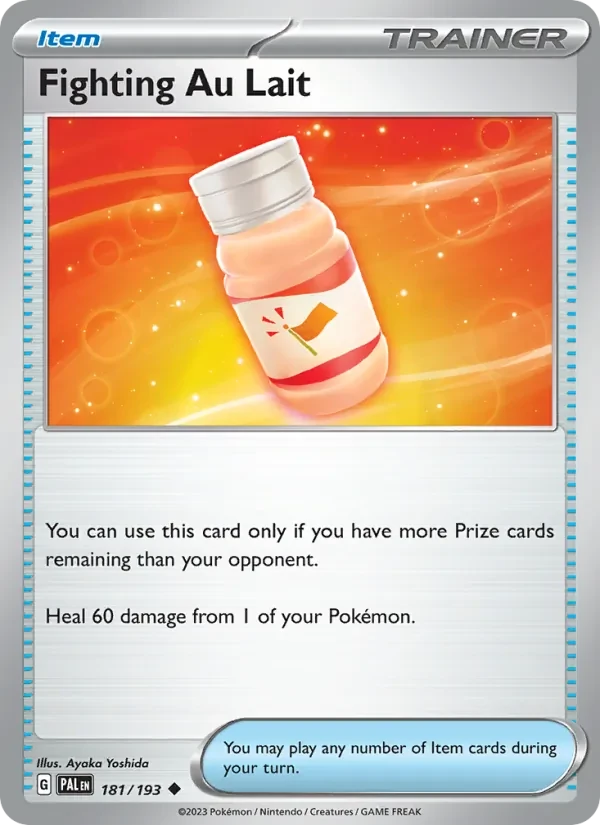 Fighting Au Lait 181/193 Paldea Evolved Pokémon card