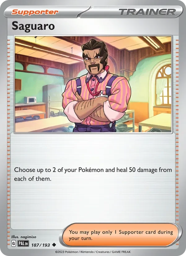 Saguaro 187/193 Paldea Evolved Pokémon card