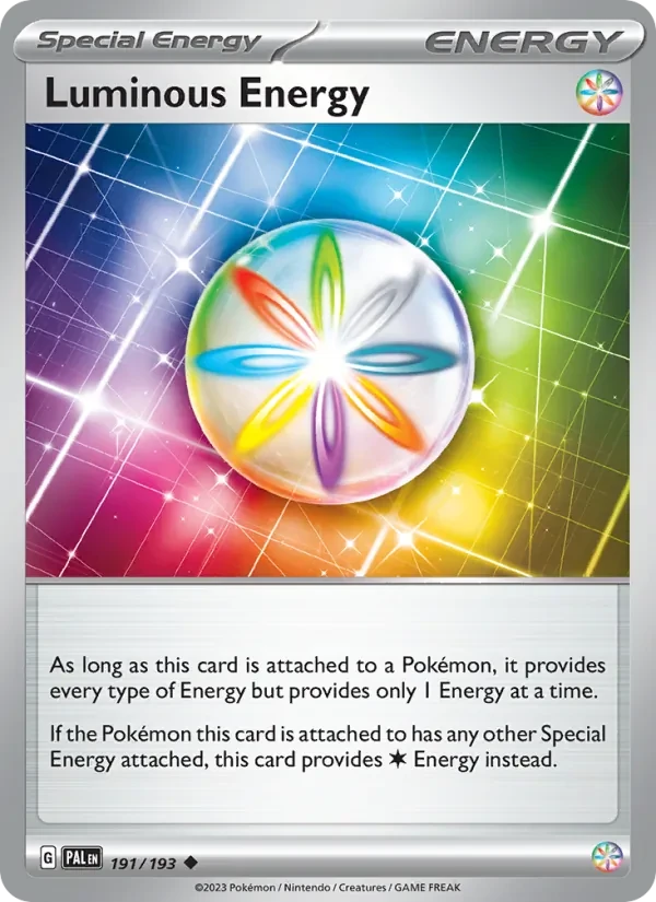 Luminous Energy 191/193 Paldea Evolved Pokémon card