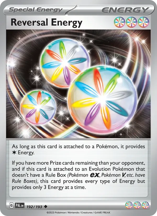 Reversal Energy 192/193 Paldea Evolved Pokémon card