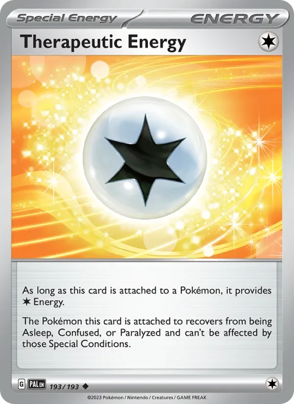 Therapeutic Energy 193/193 Paldea Evolved Pokémon card