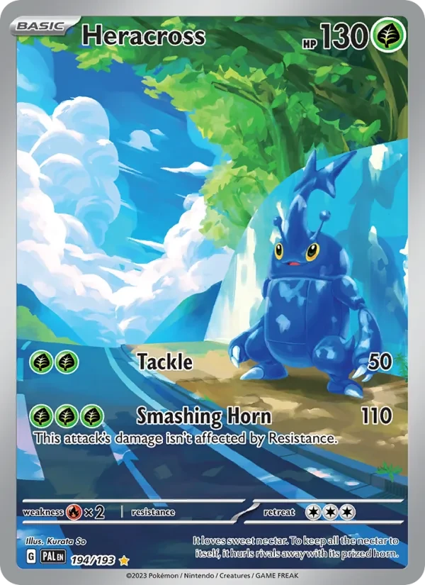 Heracross 194/193 Paldea Evolved Pokémon card