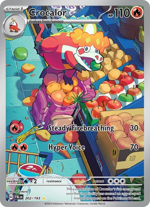 Crocalor 202/193 Paldea Evolved Pokémon Karte