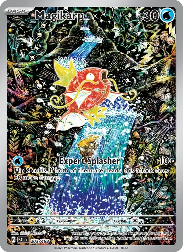 Magikarp 203/193 Paldea Evolved Pokémon card