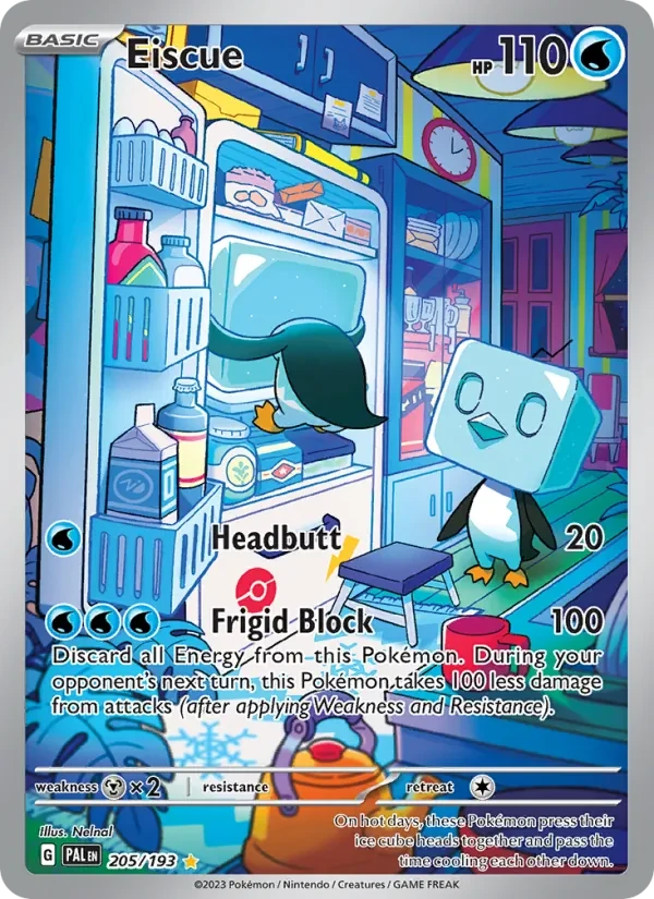 Eiscue 205/193 Paldea Evolved Pokémon card