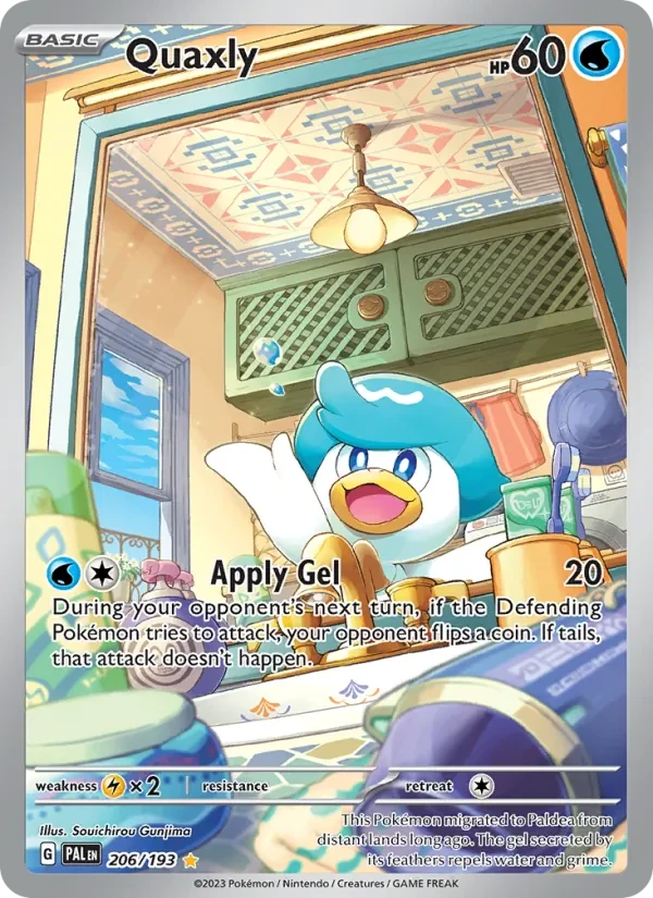 Quaxly 206/193 Paldea Evolved Pokémon Karte