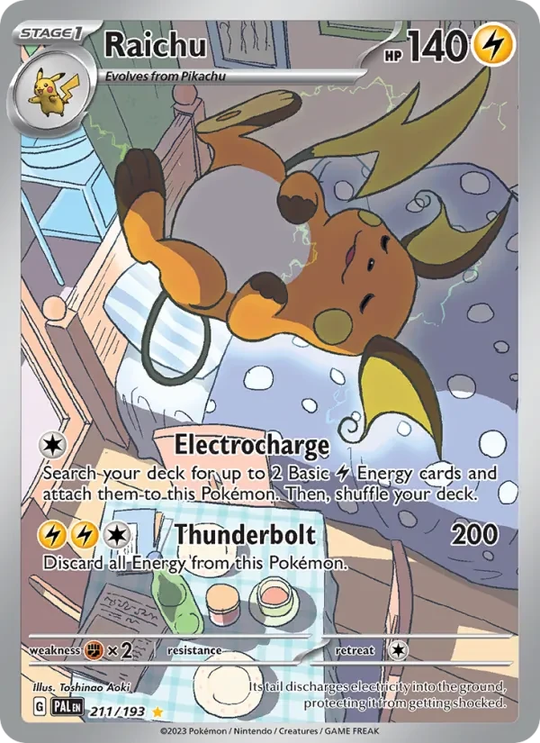 Raichu 211/193 Paldea Evolved Pokémon card