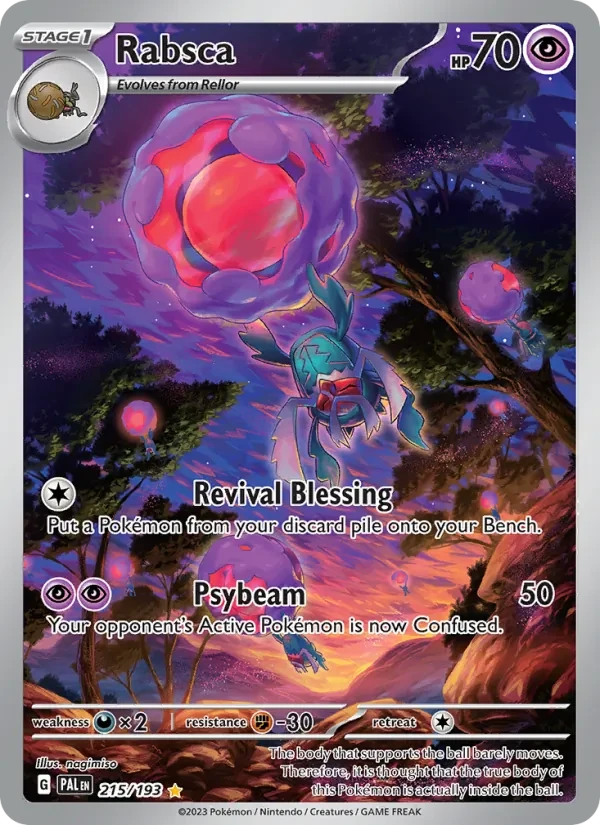 Rabsca 215/193 Paldea Evolved Pokémon card