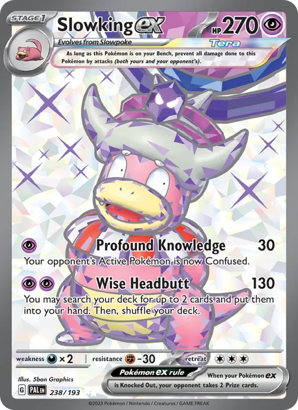 Slowking ex 238/193 Paldea Evolved Pokémon card