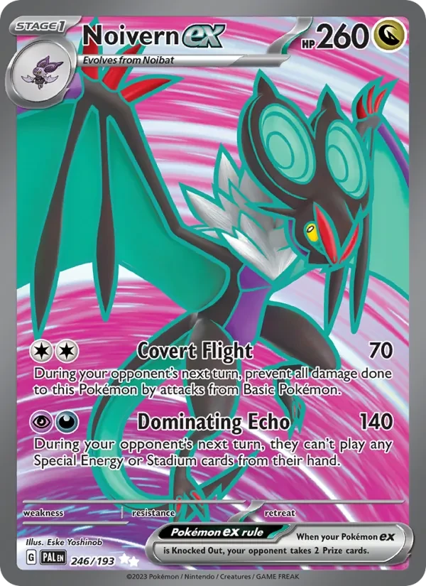 Noivern ex 246/193 Paldea Evolved Pokémon card