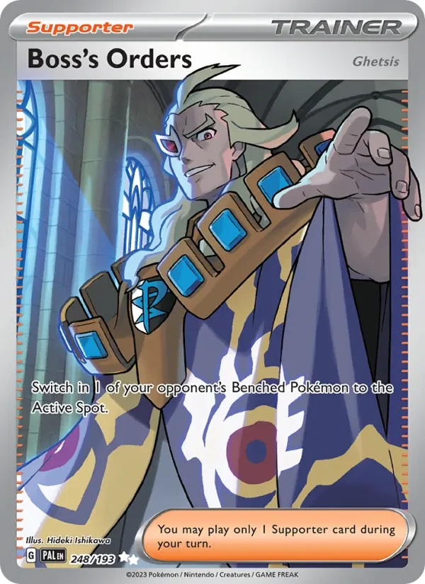 Boss's Orders 248/193 Paldea Evolved Pokémon card