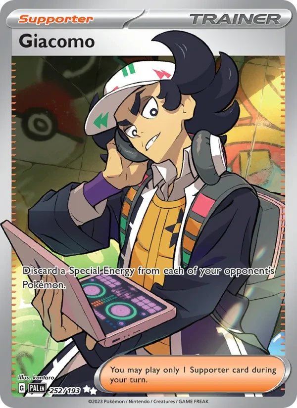 Giacomo 252/193 Paldea Evolved Pokémon card
