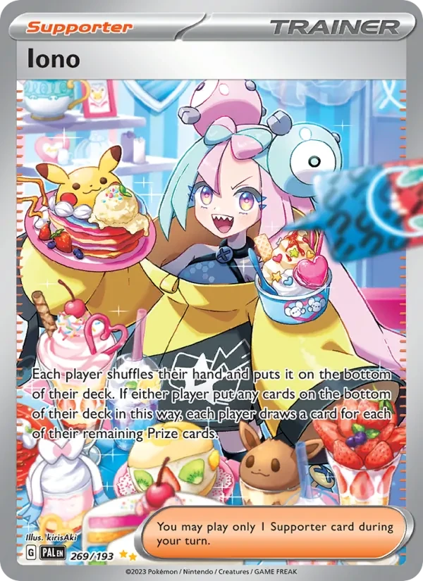 Iono 269/193 Paldea Evolved Pokémon Karte