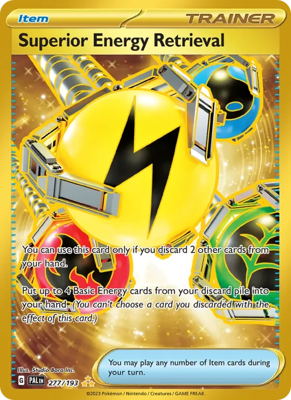 Superior Energy Retrieval 277/193 Paldea Evolved Pokémon card